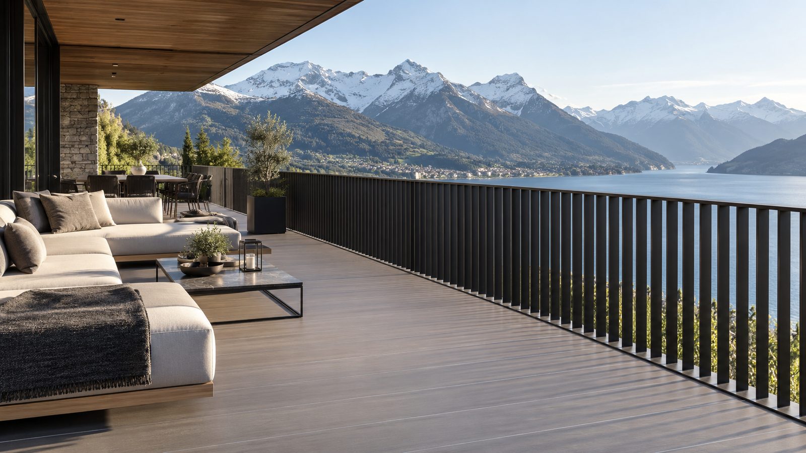 Outdoor Living in der Schweiz: aus der Terrasse einen Raum machen